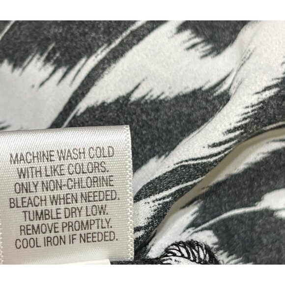 APT.9 Tank Top Black White Chevron Size 2X Cami Shell Round Neck - Picture 7 of 8